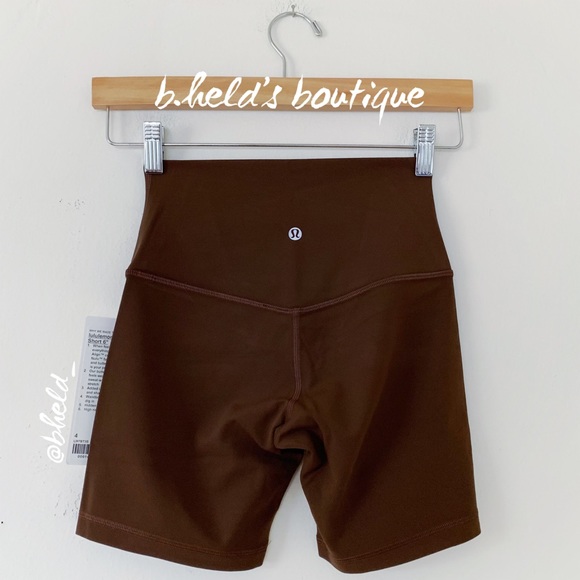 lululemon Align High-Rise Short 6" in Java Brown Neutral Size 4 Brand New NWT - Picture 9 of 12
